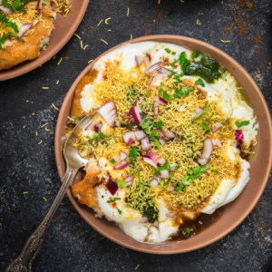 Aloo Tikki with Dahi