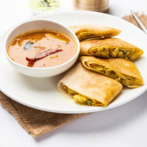 Cutting Masala Dosa